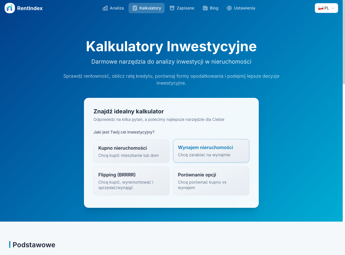 9 Darmowych Kalkulatorów dla Inwestorów w Nieruchomości 2026